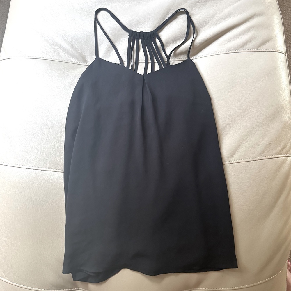 Kismet- Elegant Black Strappy Women's Top